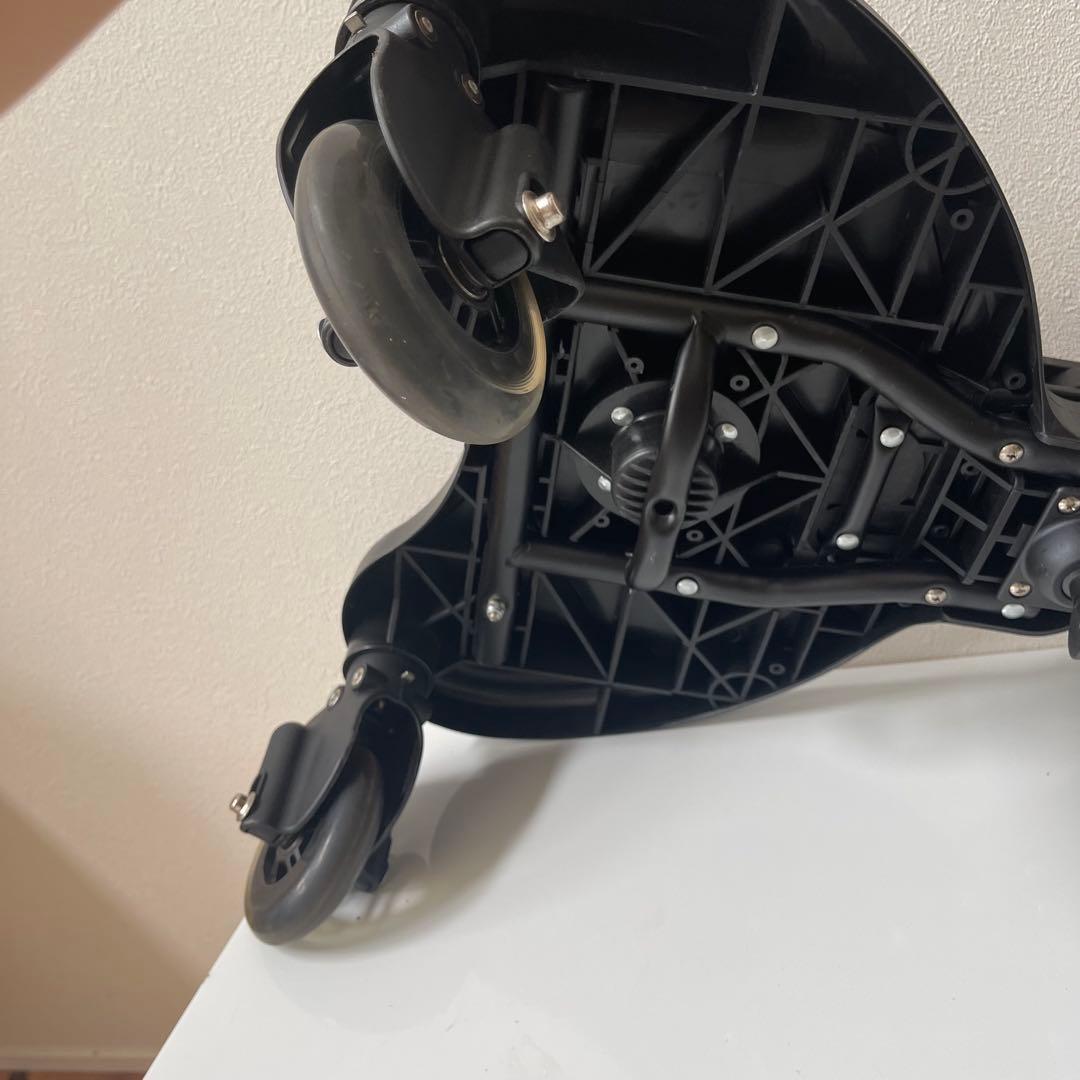 2way ベビーカーステップ ブラック ステップボード サドル クッション