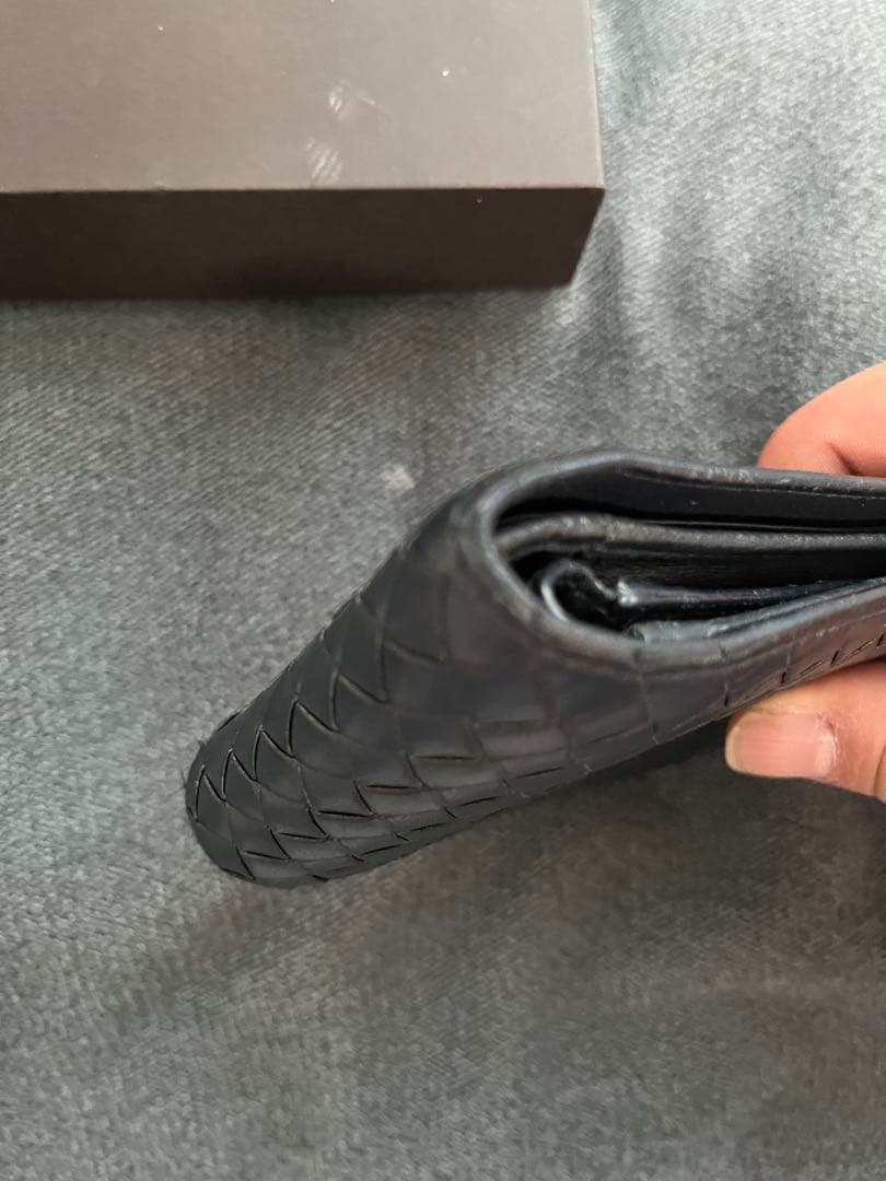 Bottega Veneta★ボッテガヴェネタ★ブラック二つ折り財布