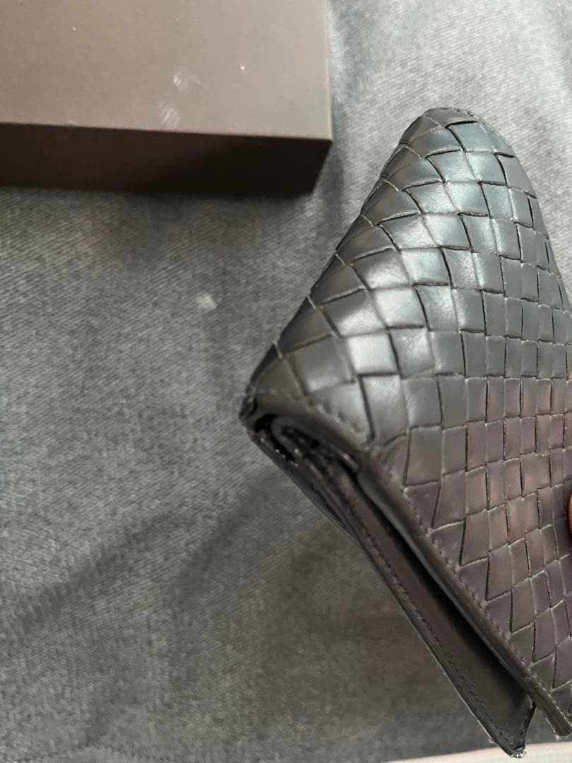 Bottega Veneta★ボッテガヴェネタ★ブラック二つ折り財布