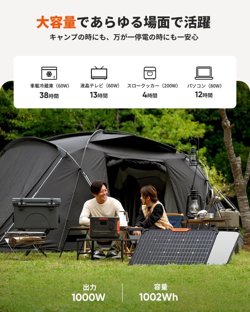 新品未開封　Jackery ポータブル電源1000 pro JE-1000B