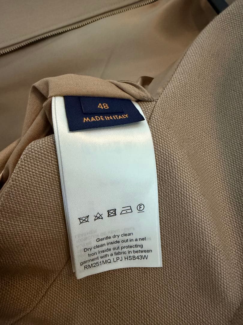 ルイヴィトン　1AGIT7 ワークウェアコットンキャンバスブルゾン size48