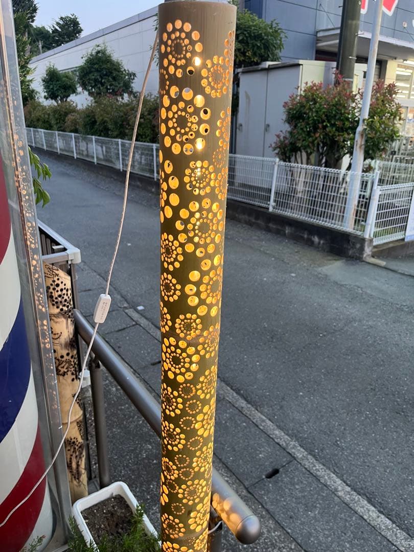 竹あかり、竹燈籠　155センチ