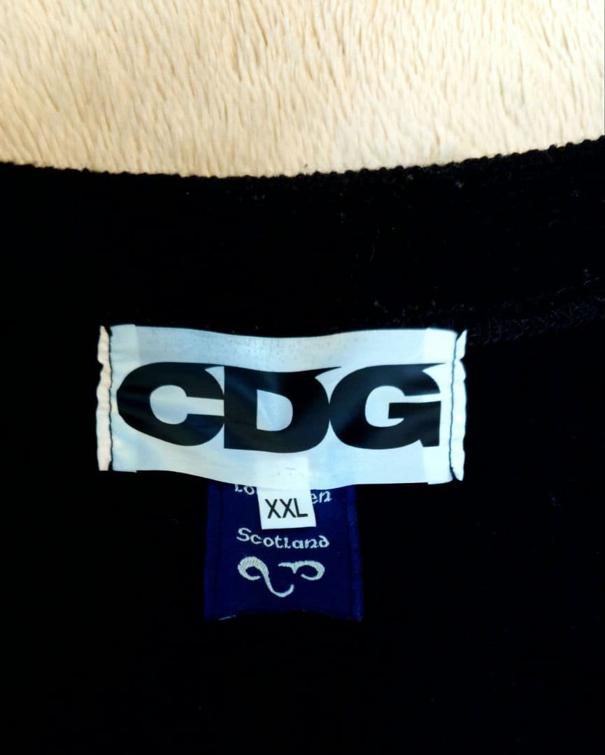 CDG カーディガン コムデギャルソン イングランド製