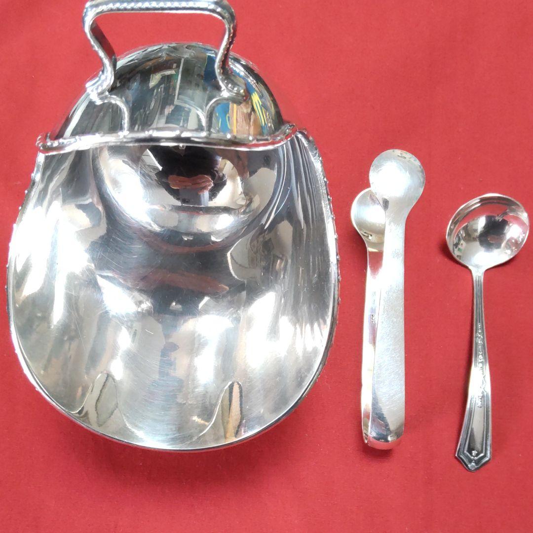 英国製、角砂糖、砂糖入れ、３点、