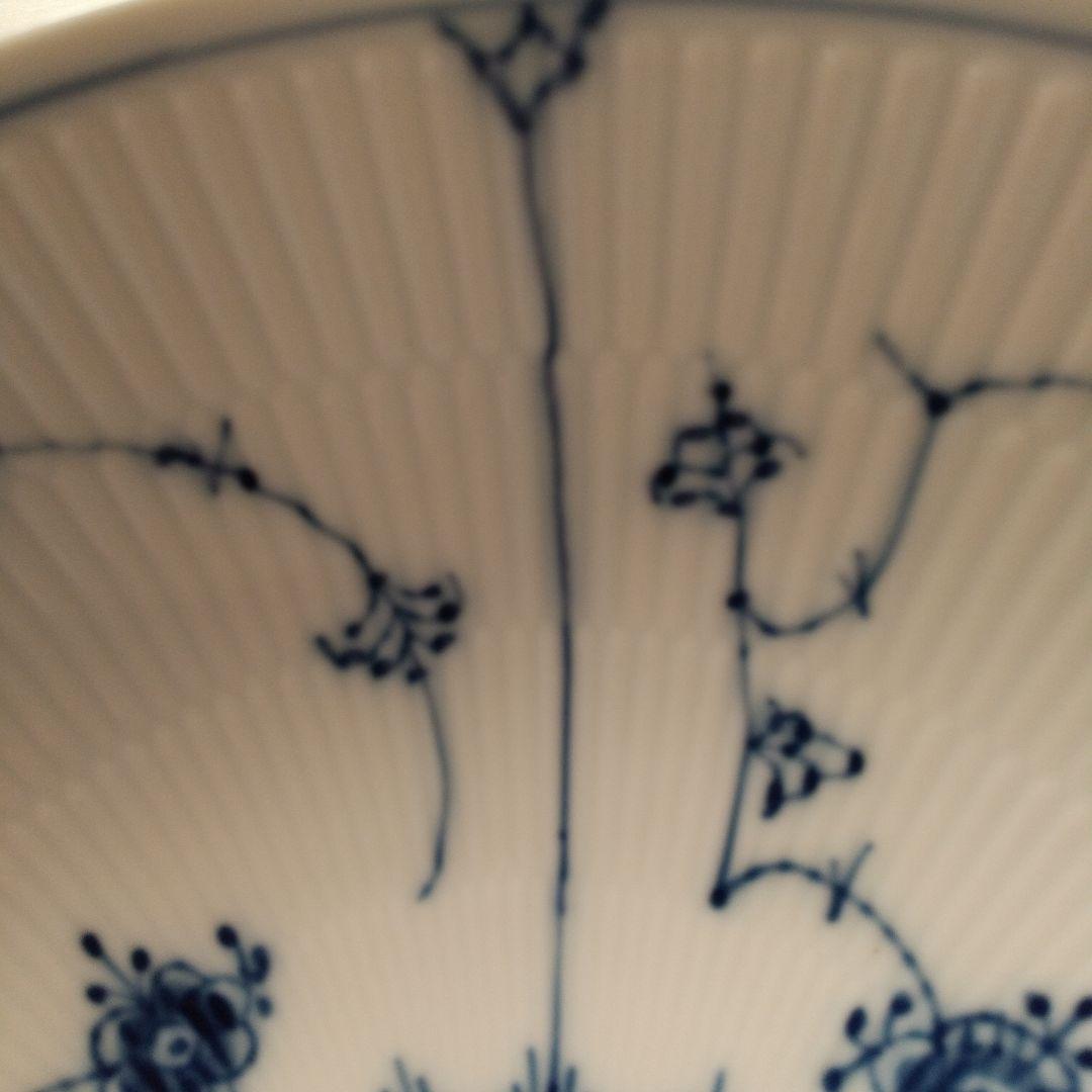 ロイヤルコペンハーゲン ブルーフルーテッド プレイン ボウル デンマーク製