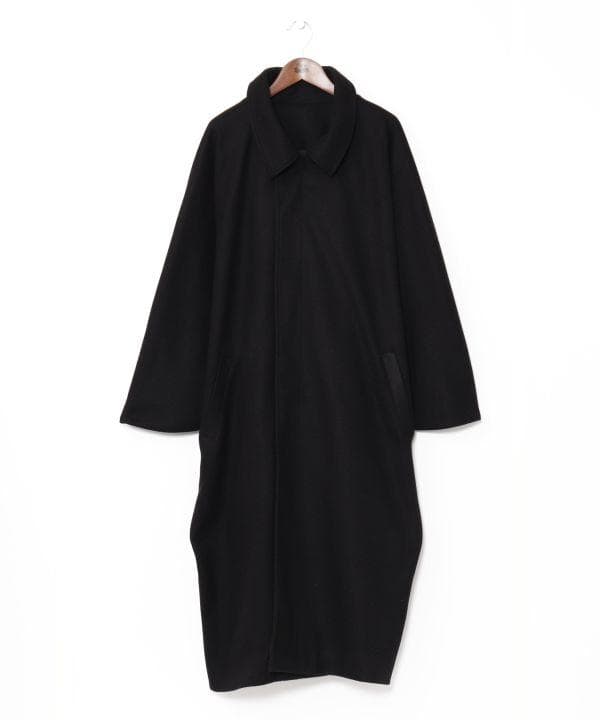 【カヤ】冬日和とんびコート ユニセックス 黒