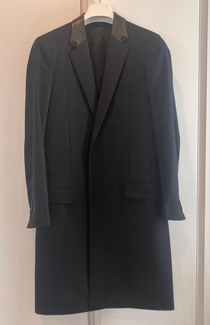 LANVIN Paris ブラック チェスターコート ルカ期