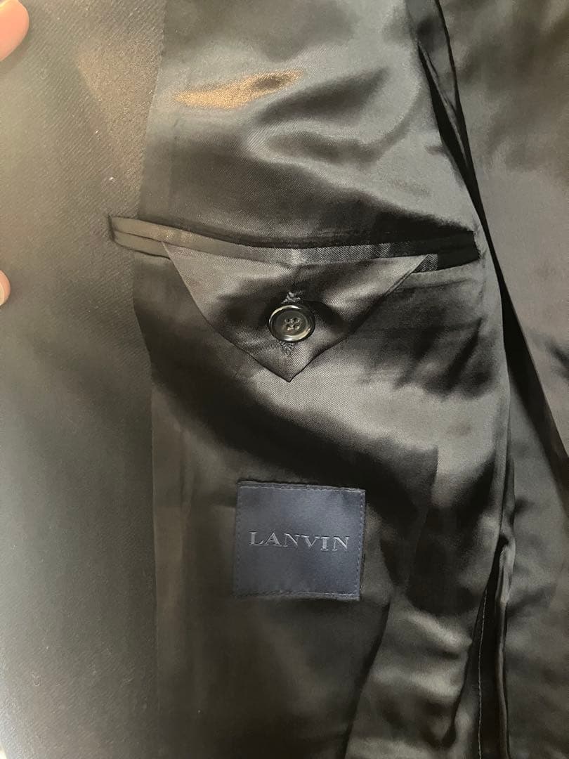 LANVIN Paris ブラック チェスターコート ルカ期