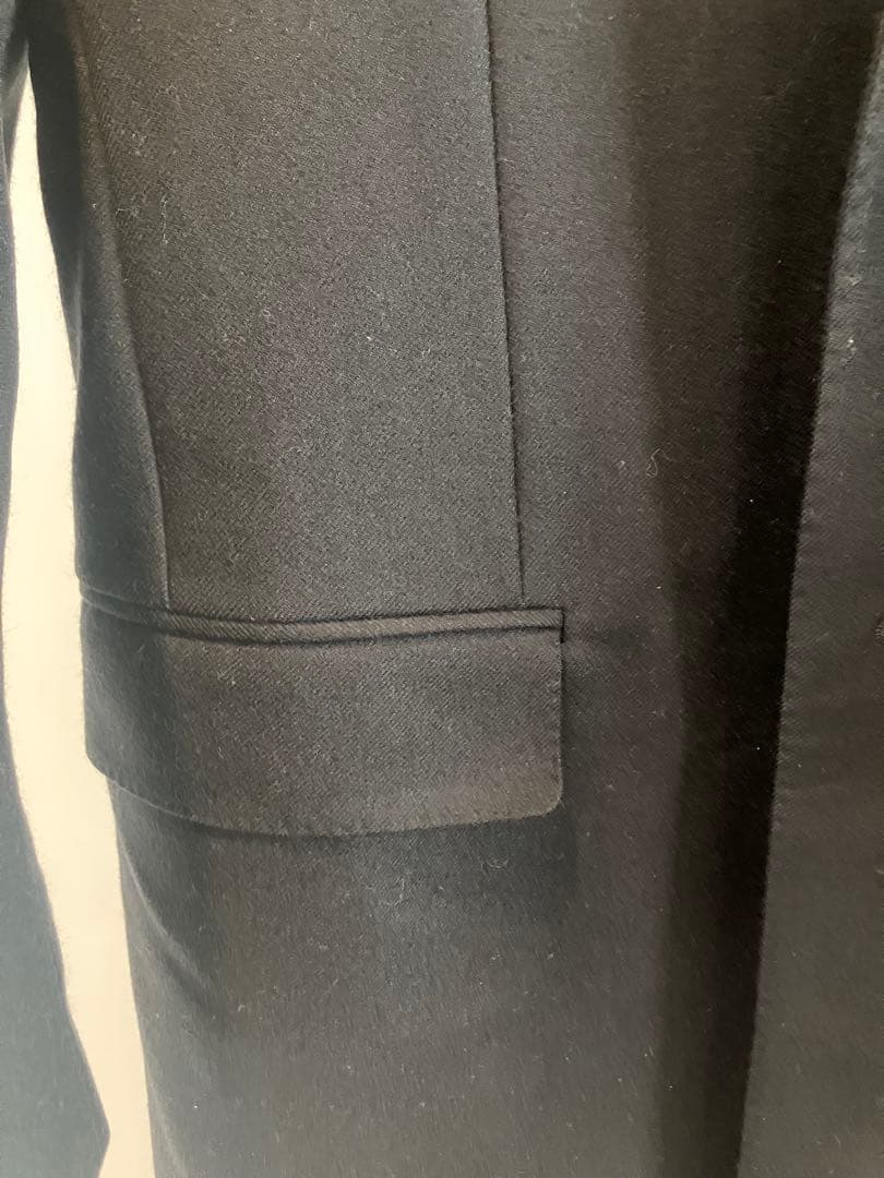 LANVIN Paris ブラック チェスターコート ルカ期