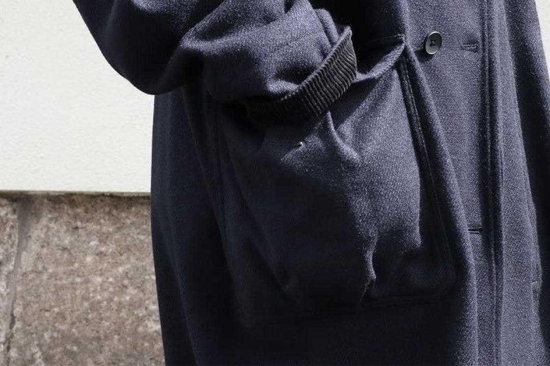 kaptain sunshine タッサーシルクツイードコート 別注