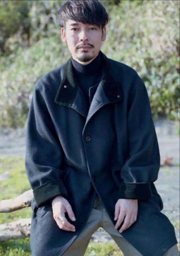 kaptain sunshine タッサーシルクツイードコート 別注