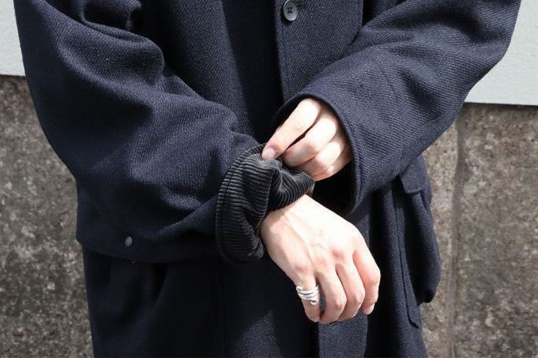 kaptain sunshine タッサーシルクツイードコート 別注