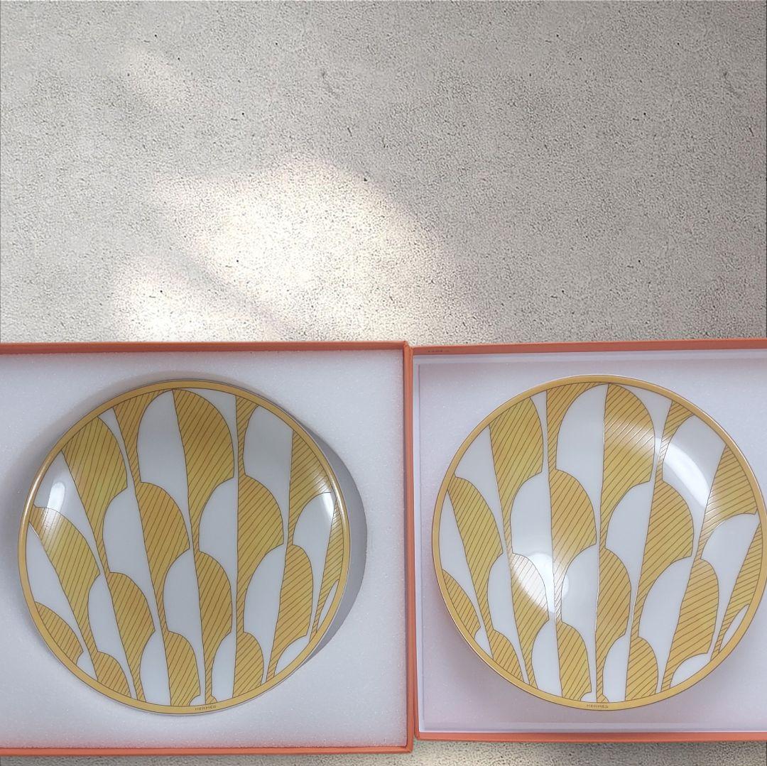 【未使用】【匿名配送】 エルメス ソレイユ パンプレート 2枚セット