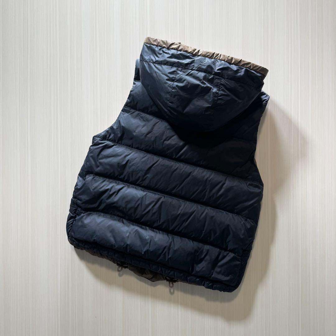 Q98★未使用★23-24AW★極上フーデッド ダウンベスト ブルネロクチネリ