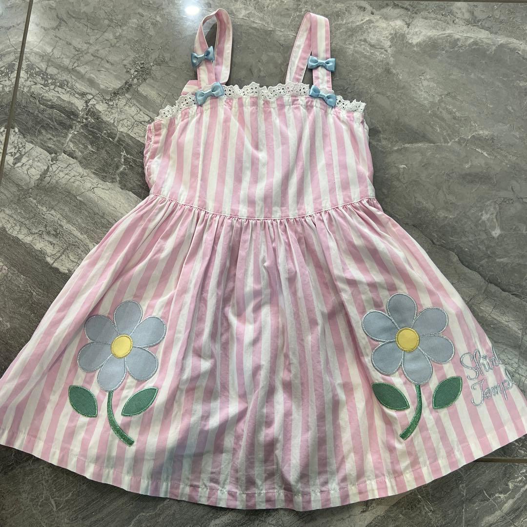 美品シャーリーテンプルチュニックパンツセットアップフラワーチュニック　130