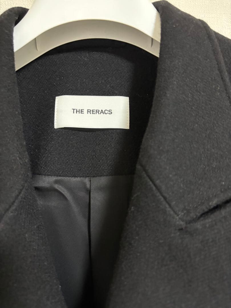 THE RERACS ザリラクス　黒 ダブルピークド　テーラードコート