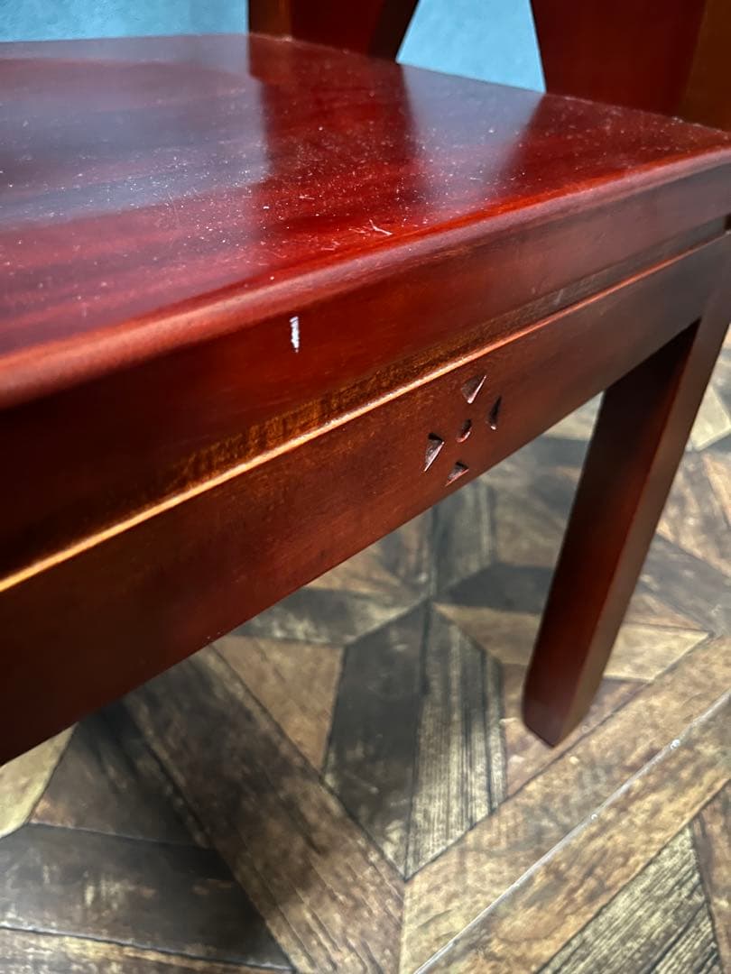 木製 椅子 ② アンティークチェア インテリア クラシック 木彫