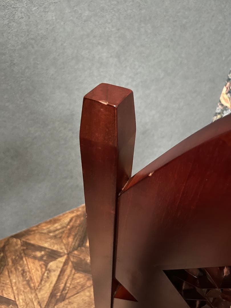 木製 椅子 ② アンティークチェア インテリア クラシック 木彫