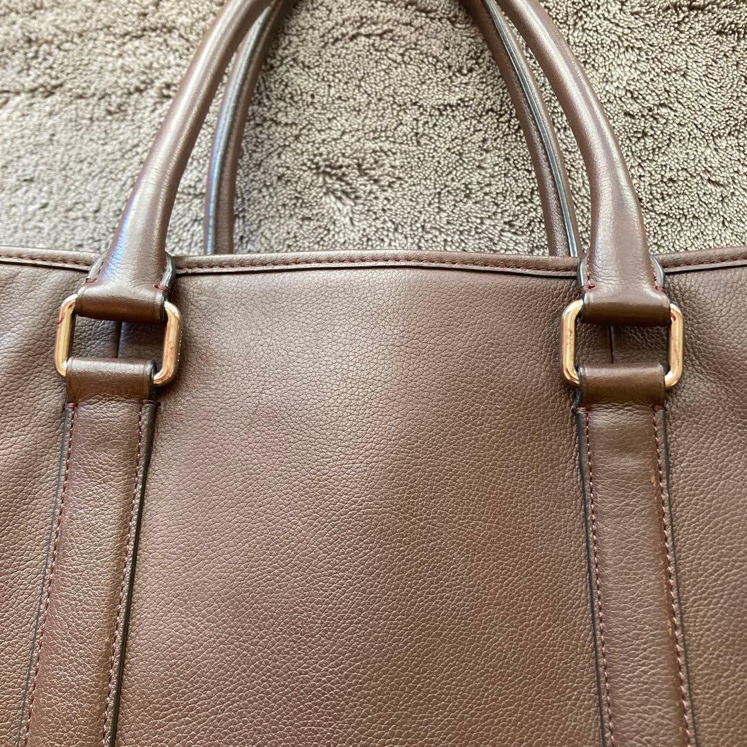 ￼OLDコーチ　coach トートバッグ　茶　ブラウン　メンズ&レディース　本革