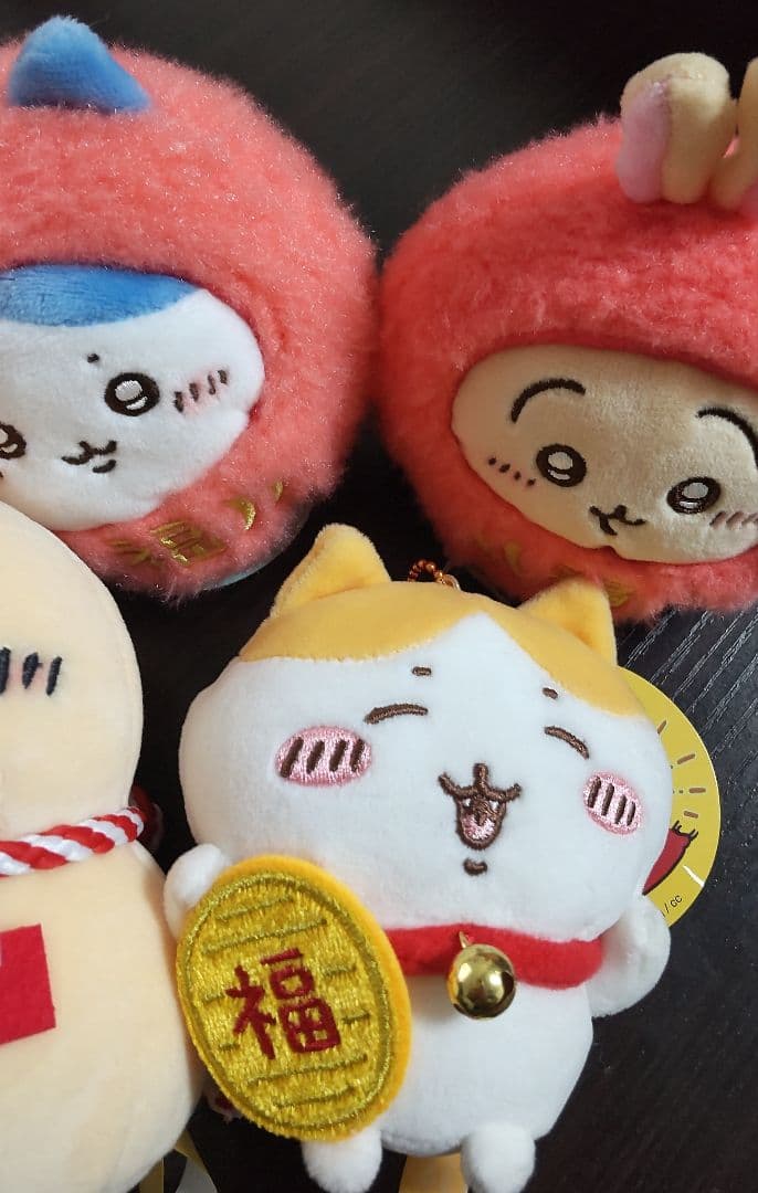 うさぎ おもちもちもちマスコット 招福！ハチワレ だるまになっちゃった！ちいかわ