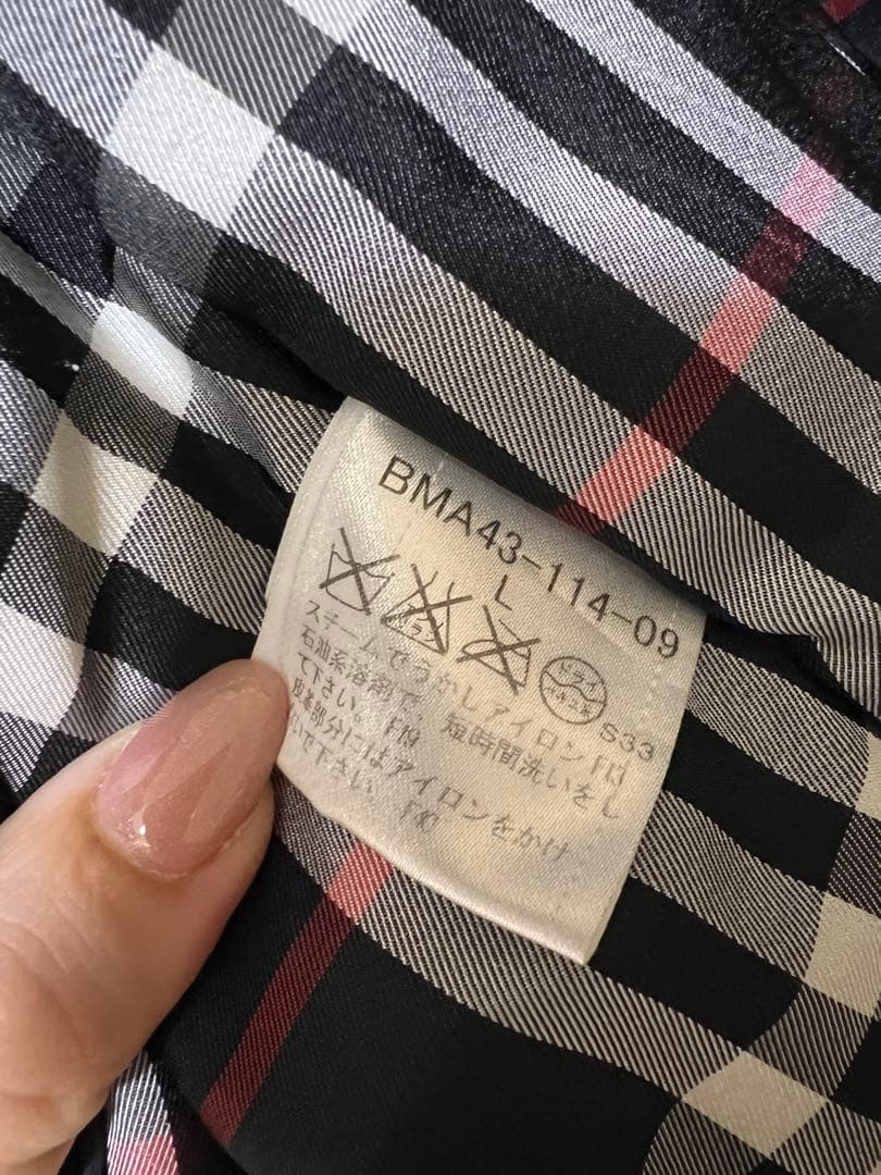 BURBERRY BLACK LABEL バーバリー ブラックレーベル コートL