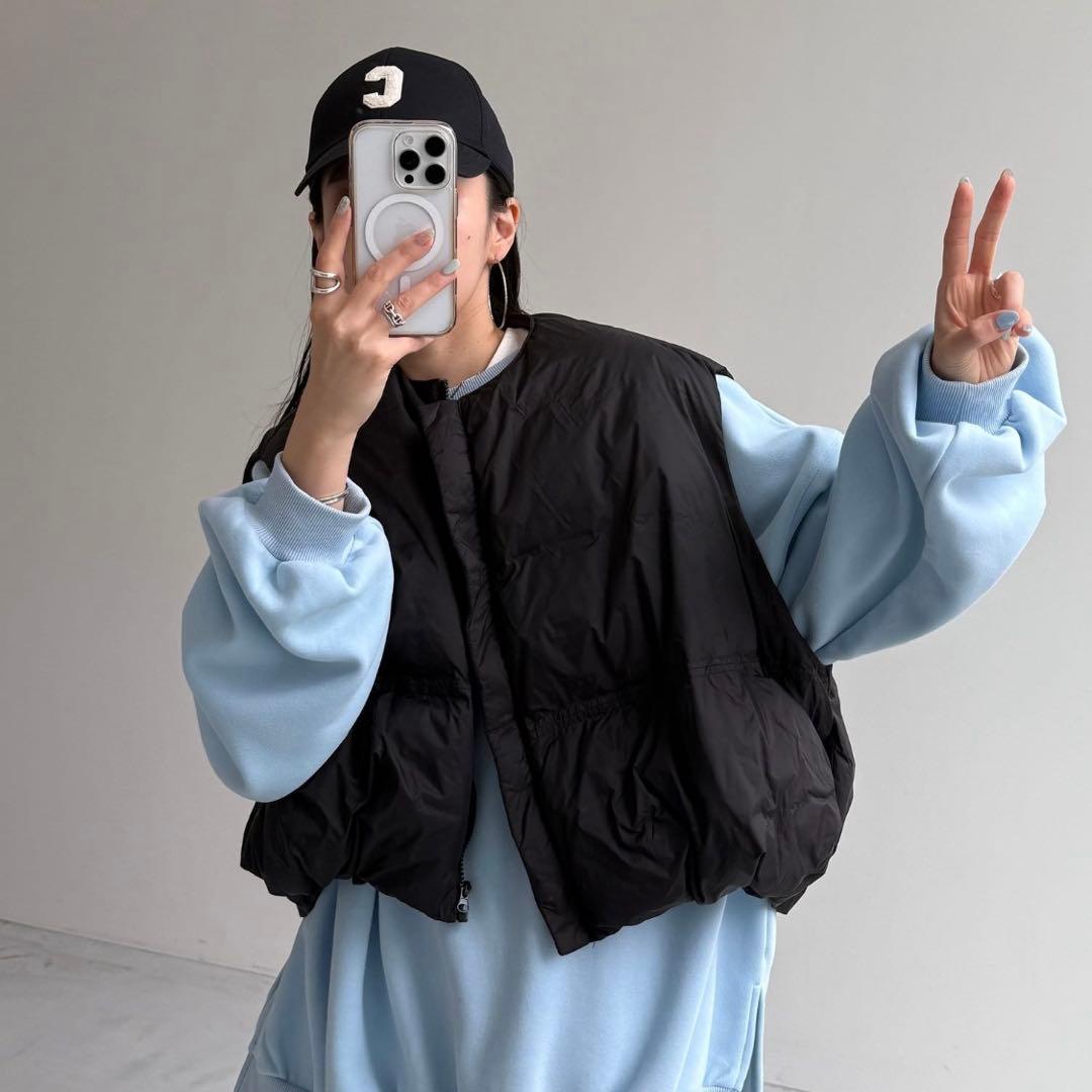 egg down vest / エッグショートダウンベスト