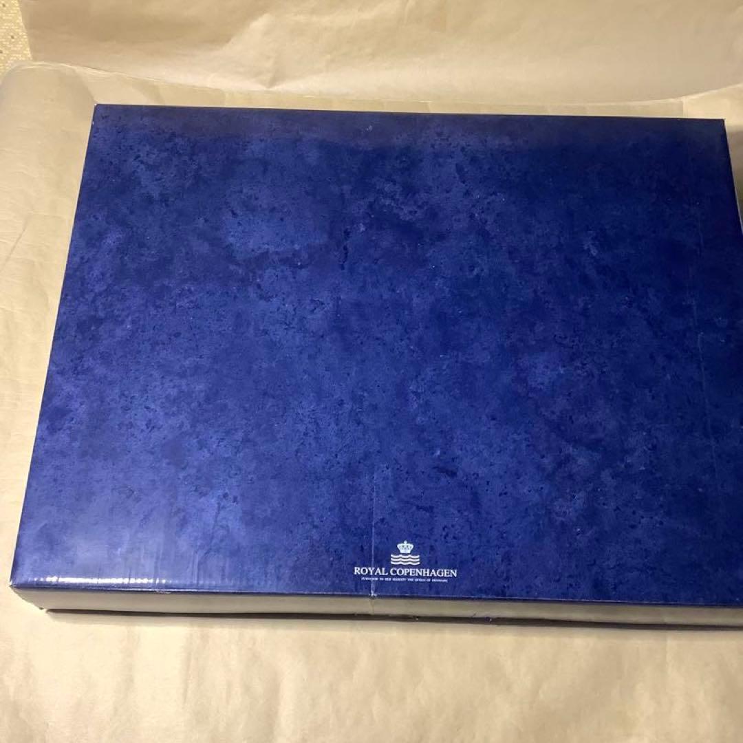 ロイヤルコペンハーゲン ブルーフルーテッド ハーフレース(楕円36cm 中古品)