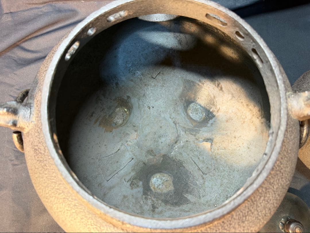 茶釜 風炉釜 茶道具 鉄器 古道具 茶道 風炉 骨董 アンティーク