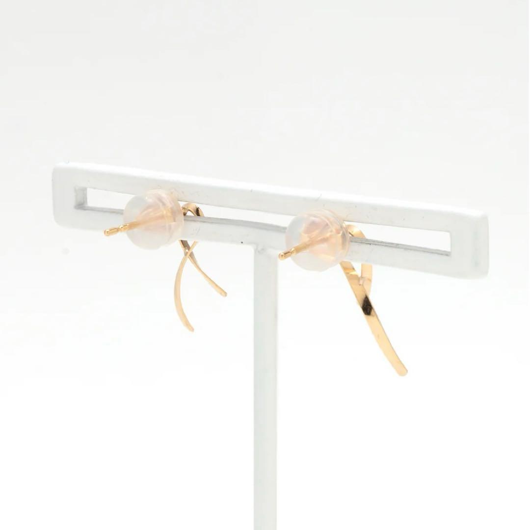 K18 イエローゴールド ピアス ミルフローラ