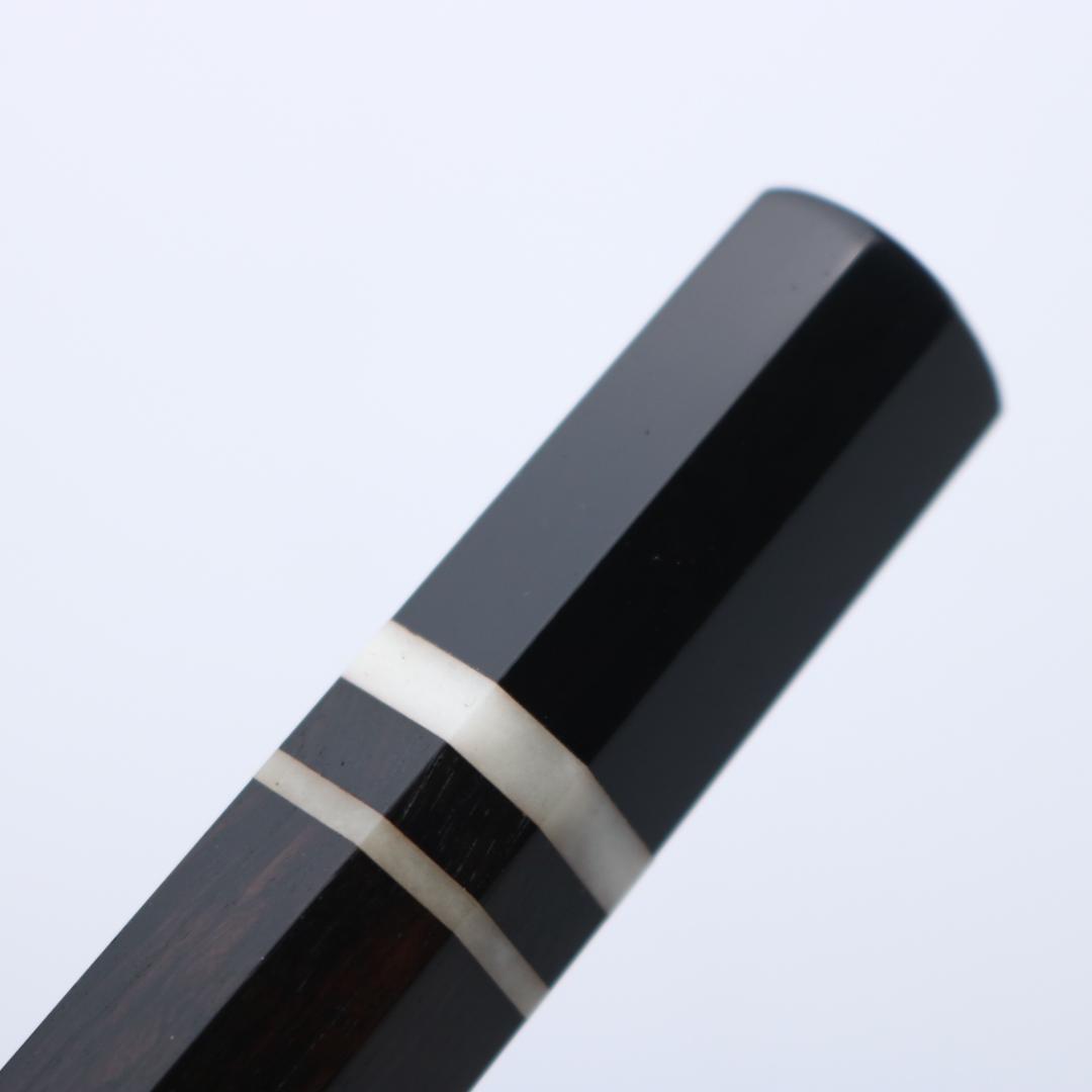 黒檀八角 両水牛 牛骨三輪 包丁の柄 ハンドル 牛刀210mm用