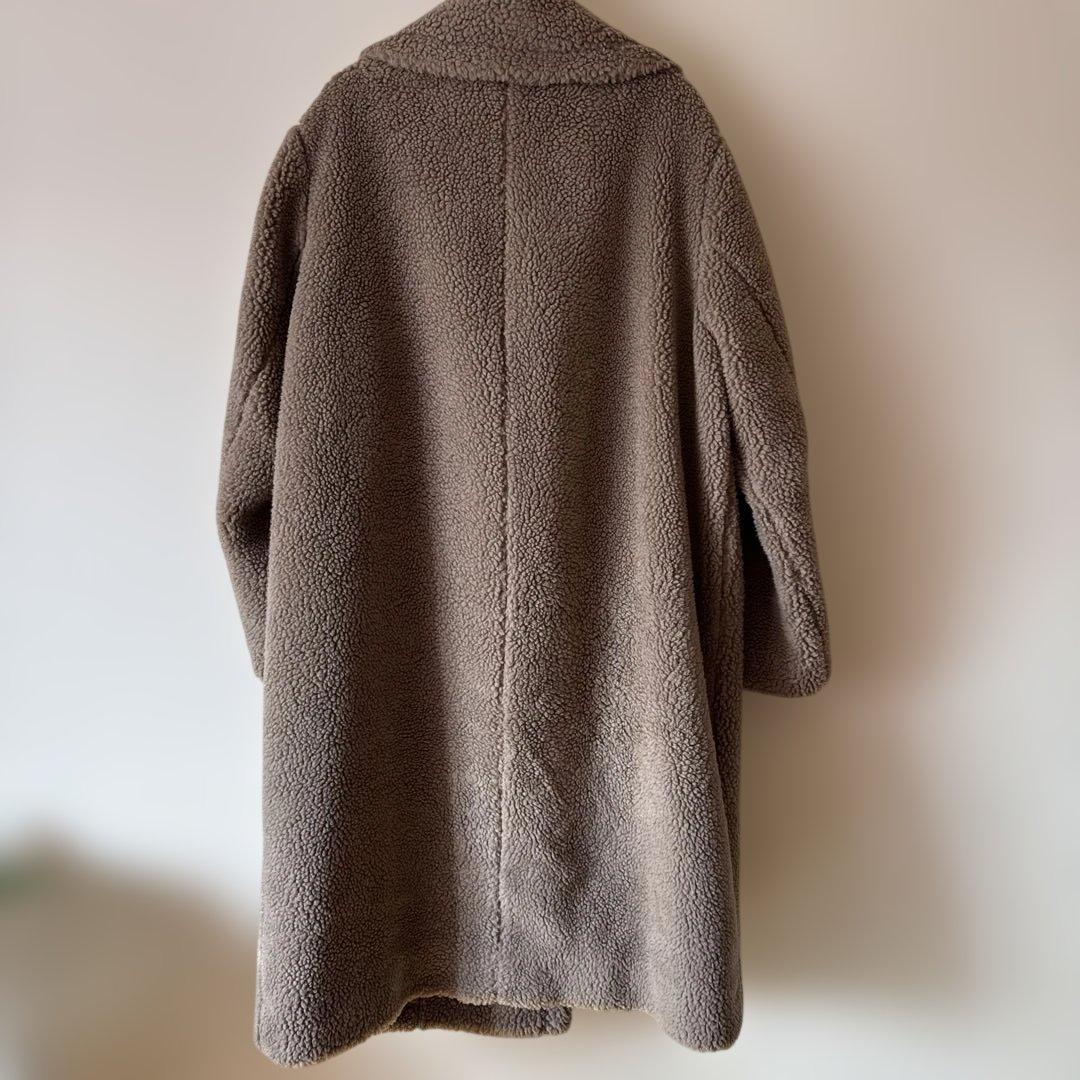 本日終了　最終値下げ　Arpege story ボアダブルブレストコート