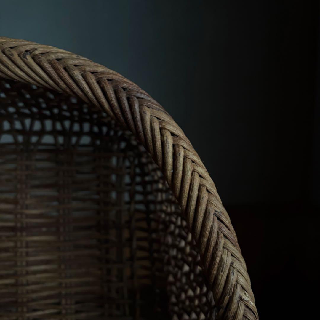 《あけび蔓編み平籠》秋田県産