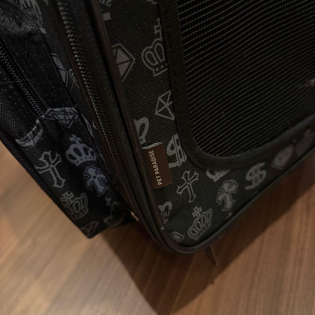 PET PARADISE コロコロキャリー L 王冠柄 キャスター付き　3WAY