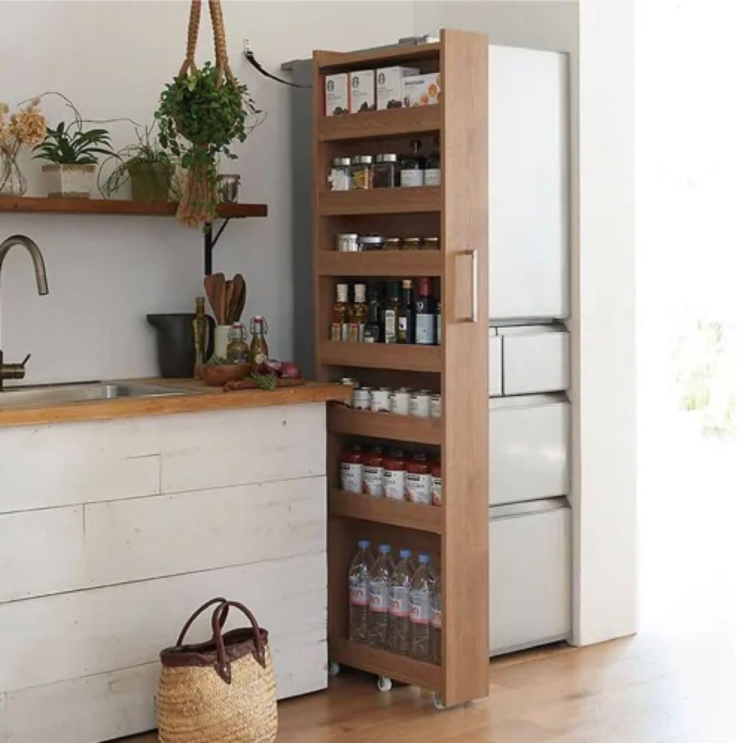 【ayu】キッチン隙間ワゴン／隙間収納