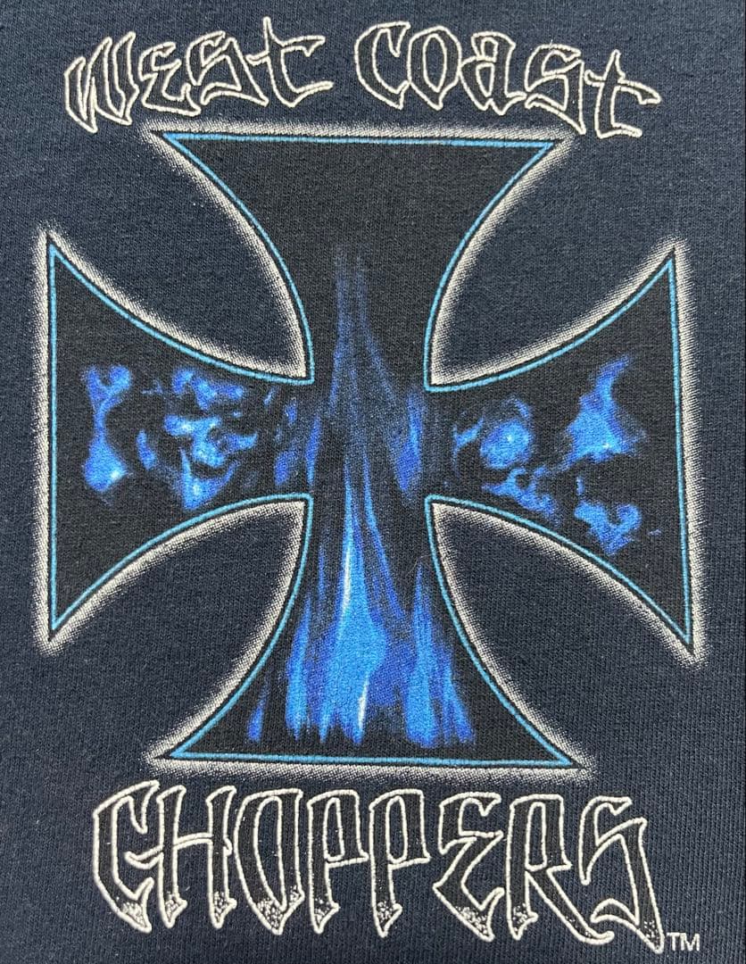 West Coast Choppers LS Navy Tシャツ