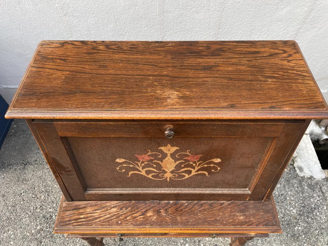 お*ち様 昭和 レトロ 家具 ライティングデスク ライティングビューロー ビュー