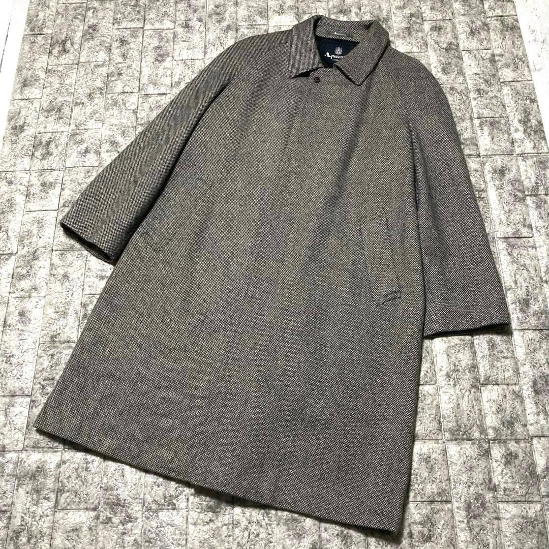 せ〰️　アクアスキュータム　バルカマーンコート　カシミヤ100% 最高級