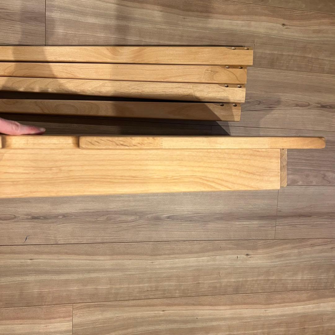 aya ベルメゾン 天然木アルダー材 コンパクトデスク 幅80 奥行35