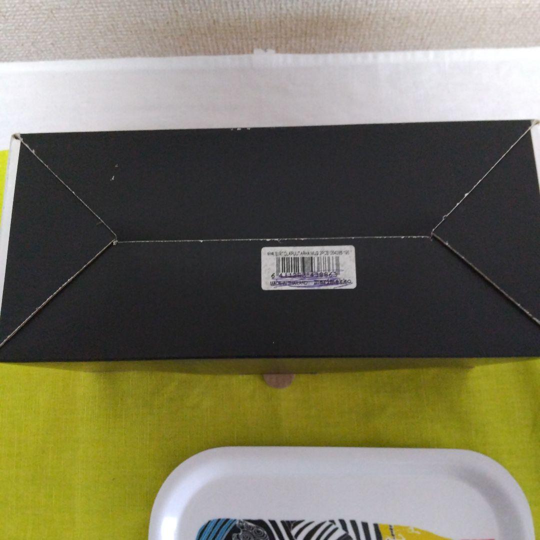 マリメッコ廃盤マグ新品 クルクエ マグ２個&トレイセット