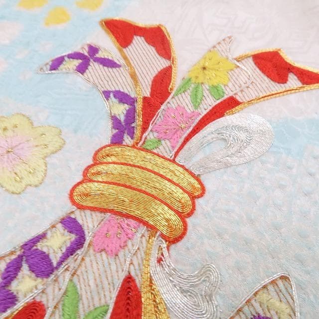 新品 仮絵羽 七五三 ７歳 女の子 ハーフ成人式 正絹 着物 四つ身 4636