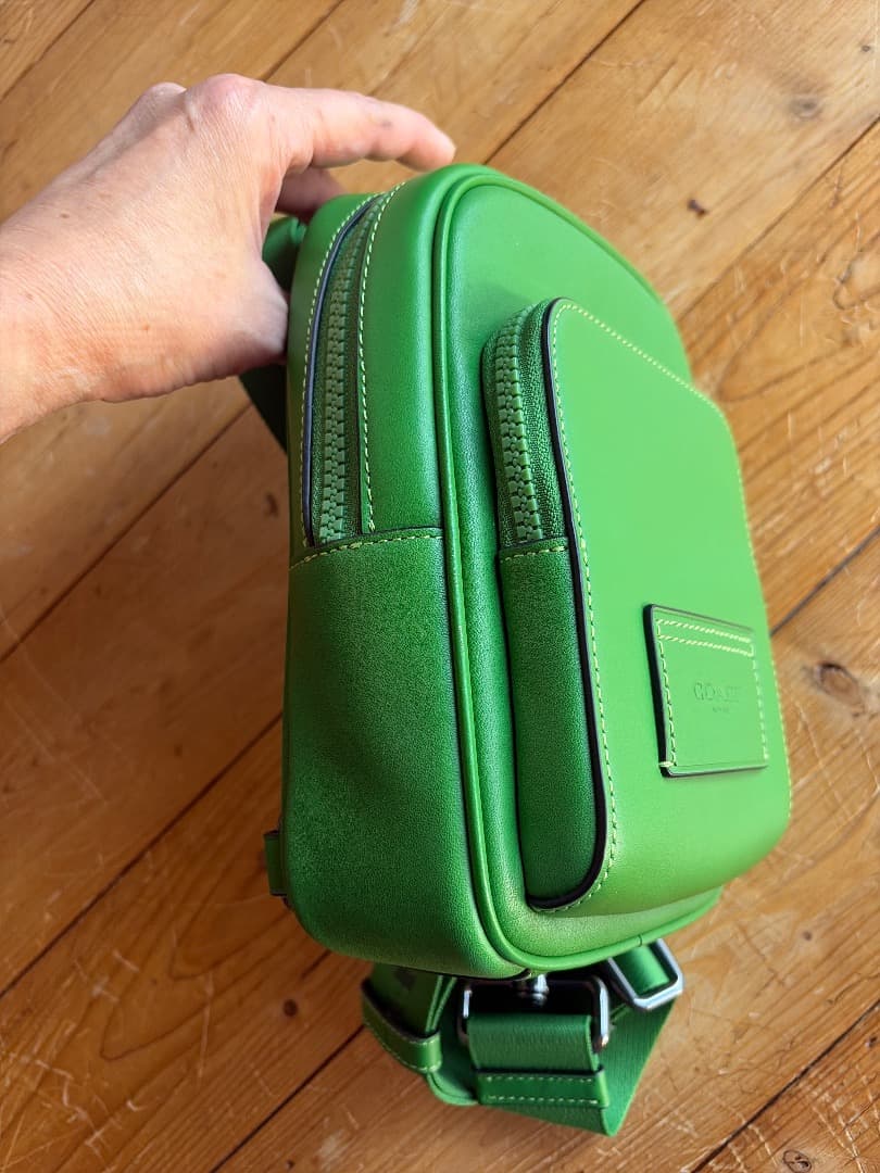 COACHバッグ 斜め掛けバッグ グリーン