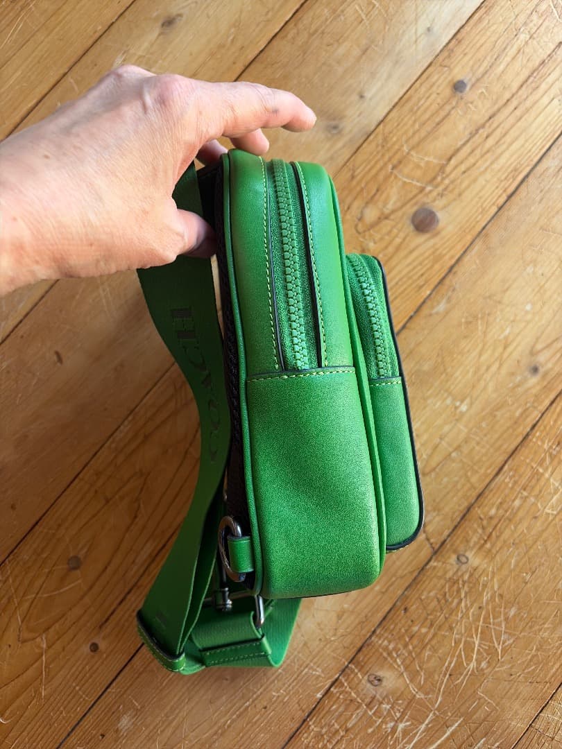 COACHバッグ 斜め掛けバッグ グリーン