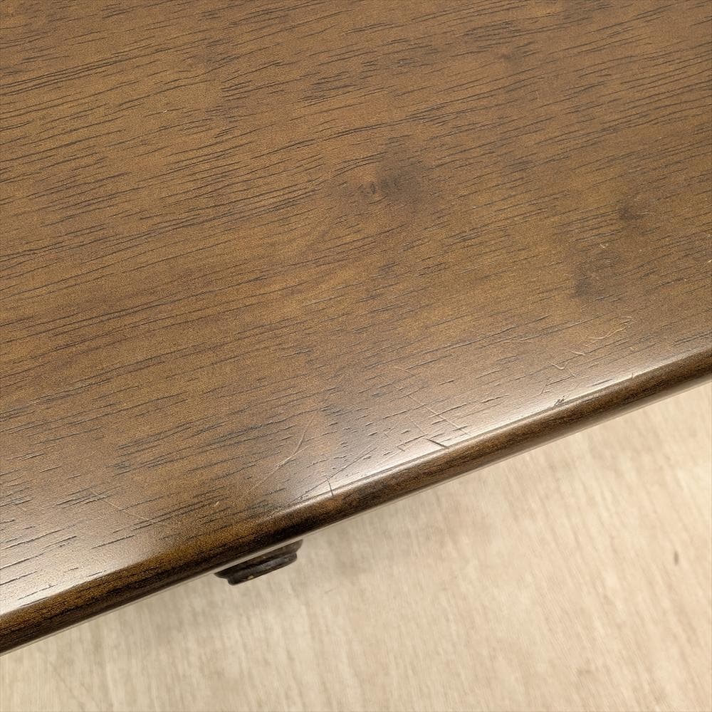 美品　カリモク　天然木　サイドテーブル　ナイトテーブル　ベットサイド　花台　収納