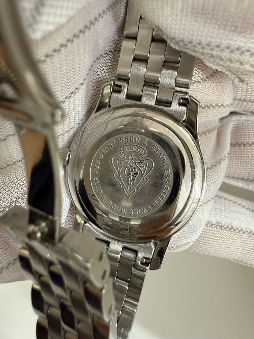 専用　GUCCI クォーツ腕時計 5500Lダイヤ11P　シルバー