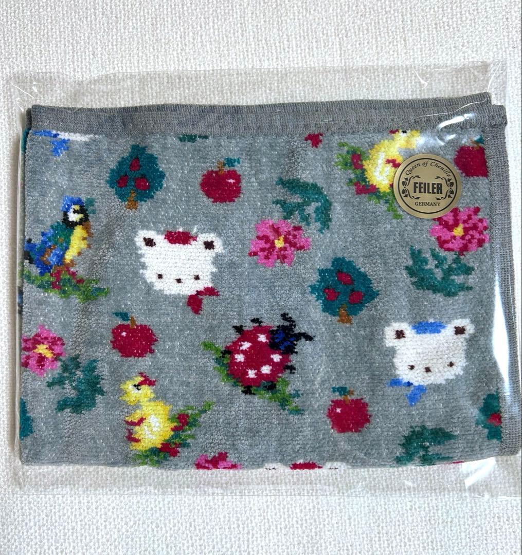 【新品未使用】フェイラー×ファミリア ハイジアップルフォレスト ゲストタオル