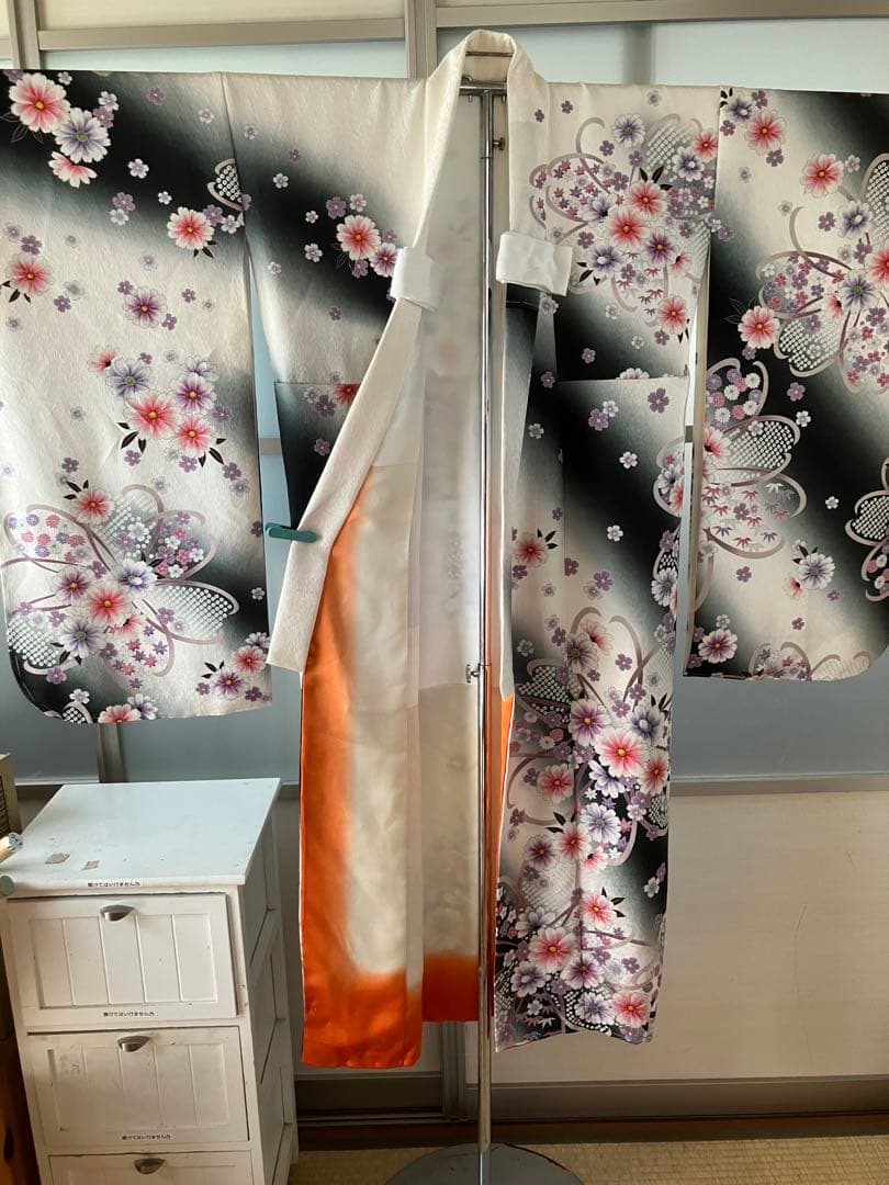 七五三　正絹　四つ身祝い着