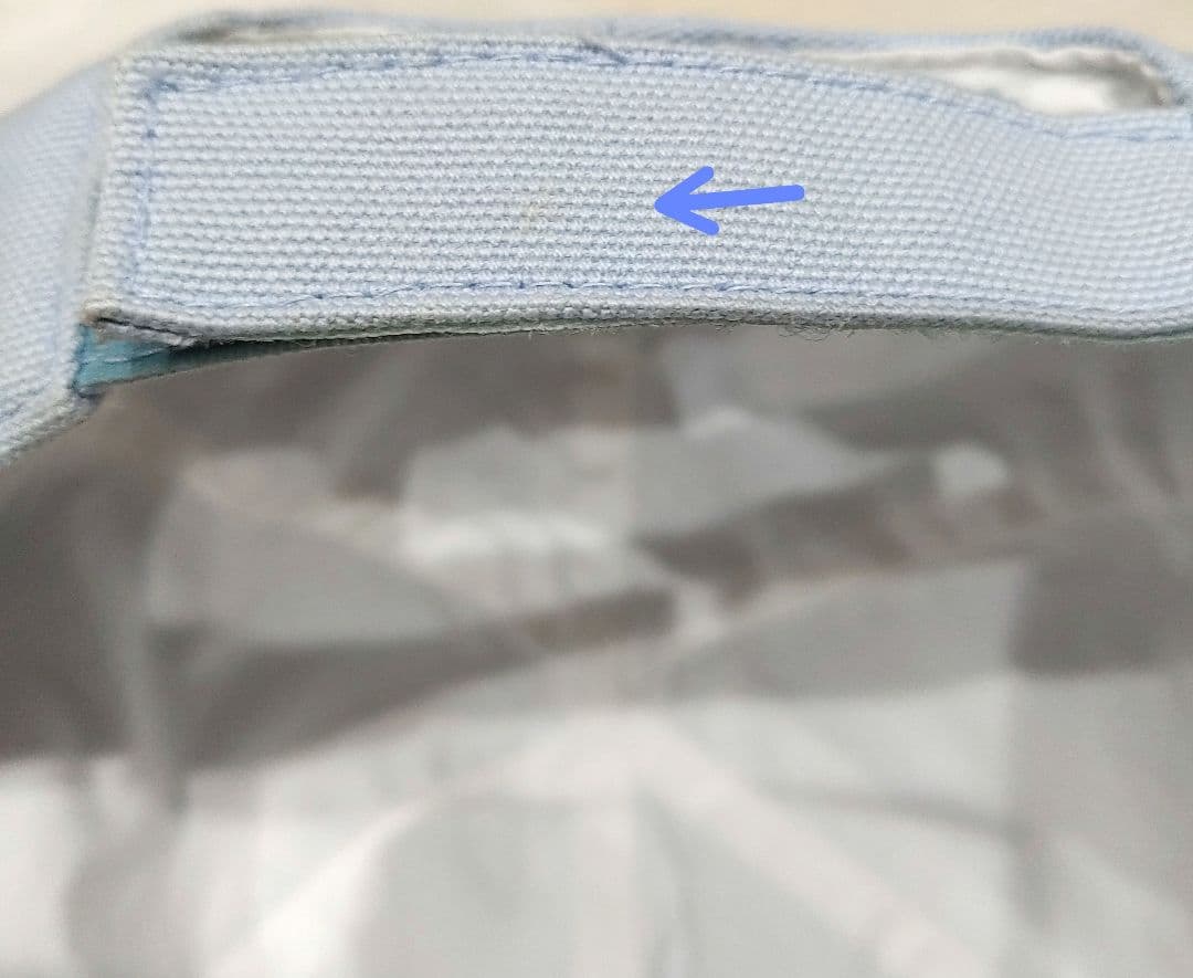 ご*い様 CHANEL ライトブルー グラフィックキャップ