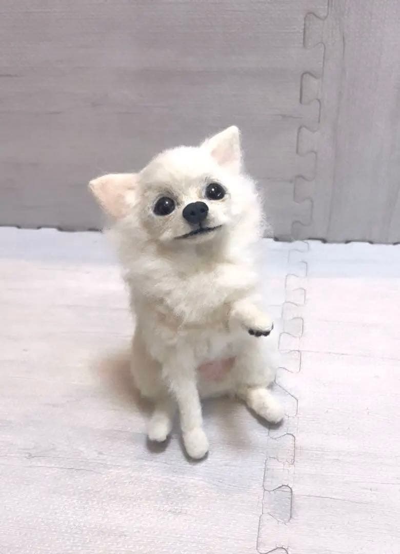 羊毛フェルト　チワワちゃん人形