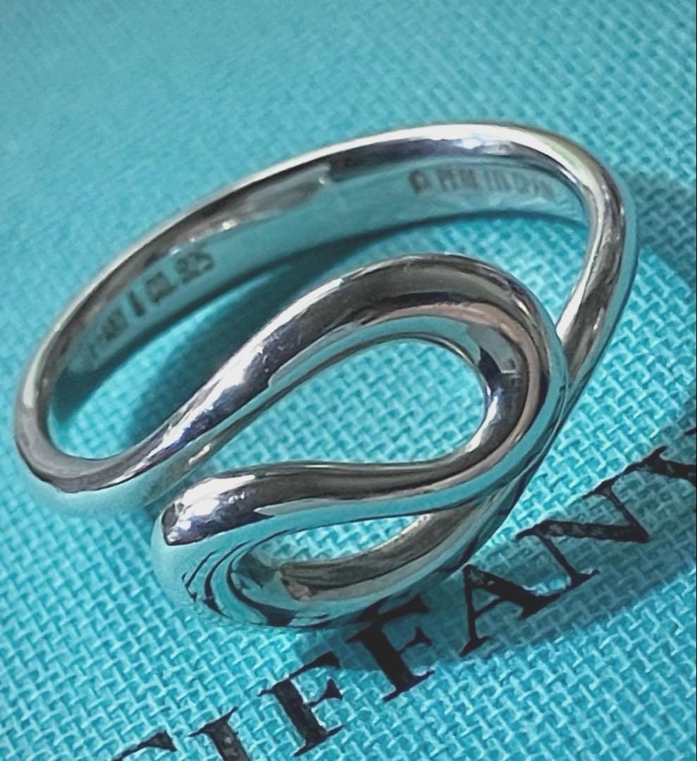 ティファニーTiffany オープンウェーブリング 13号 美品