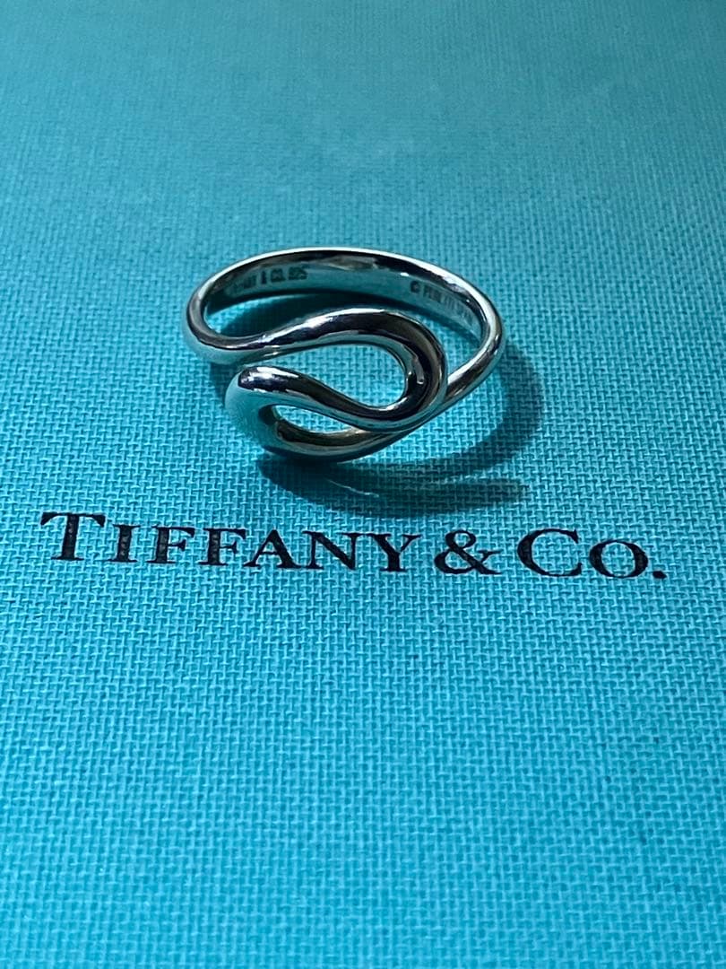 ティファニーTiffany オープンウェーブリング 13号 美品